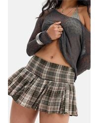 Kimchi Blue - Immy Check Pleated Skort - Lyst
