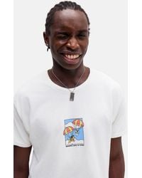 Urban Outfitters - Uo White Cats & Dogs Graphic Tee - Lyst