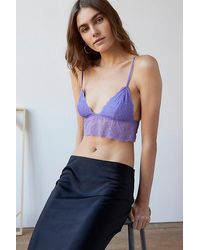 Out From Under - Budapest Love Lace Longline Bralette - Lyst
