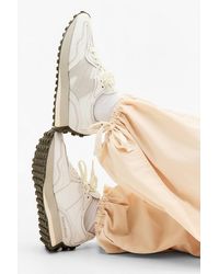 New Balance - Beige 327 Trainers - Lyst