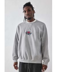 Urban Outfitters - Uo Harmony Grey Embroidered Sweatshirt - Lyst