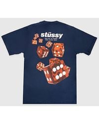 Stussy Rollers Tee in Black for Men | Lyst