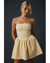 Kimchi Blue - Sugar Plum Strapless Corset Mini Dress - Lyst