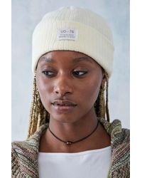 Urban Outfitters - Uo - recyceltes strick-beanie - Lyst