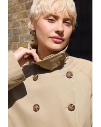 BDG - Double Breasted Cotton Trench Coat Jacket - Lyst