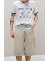 BDG - Dirty White Jack Denim Shorts - Lyst