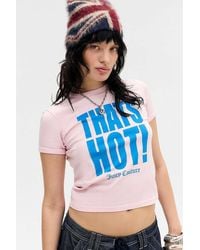 Juicy Couture - Uo Exclusive Thats Hot Baby T-shirt - Lyst