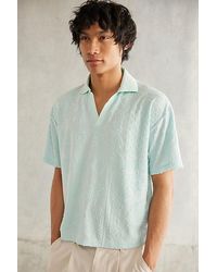 Standard Cloth - Foundation Terry Polo Shirt Top - Lyst