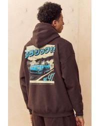 Urban Outfitters - Uo Brown Car Hoodie - Lyst