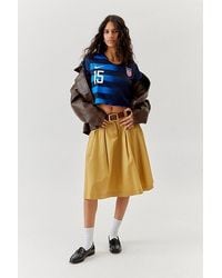Urban Renewal - Remade Lettuce Edge Soccer Jersey Baby Tee - Lyst
