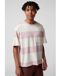 Urban Outfitters - Uo Striped Boxy Tee - Lyst