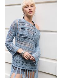 BDG - Fringed Stitch Top - Lyst