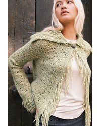 Urban Outfitters - Uo Pia Fringed Cardigan - Lyst