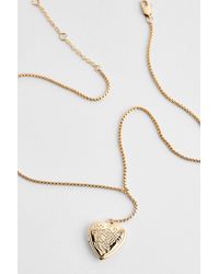 Silence + Noise - Silence + Noise Mini Heart Locket Lariat Necklace - Lyst