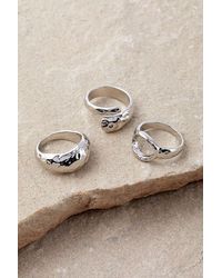 Silence + Noise - Silence + Noise Circle Ring 3-pack - Lyst