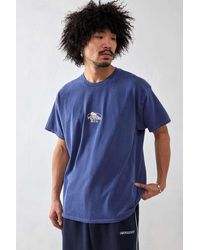 Urban Outfitters - Uo Navy Fujisan T-shirt - Lyst
