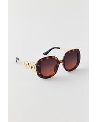 Urban Outfitters - Penny Swirl Oversized Square Sunglasses - Lyst