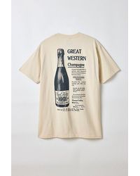 Urban Outfitters - Great Western Champagne Graphic Tee - Lyst