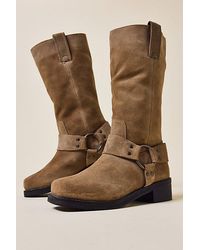 Urban Outfitters - Uo Suede Moto Harness Boots - Lyst
