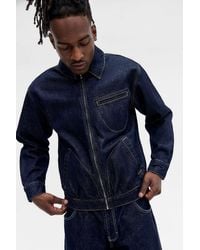 BDG - Tony Rinse Denim Harrington Jacket - Lyst