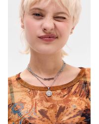Ed Hardy - Logo Chain Necklace - Lyst