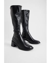 Vagabond Shoemakers - Vagabond Black Vega Leather Knee-high Boots - Lyst