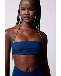 Live The Process Reverie Strappy Cropped Top - Blue