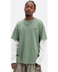 iets frans... - Green Waffle Sleeve Double Layer T-shirt - Lyst
