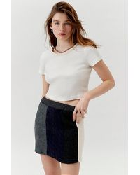 Urban Renewal - Remade Cable Knit Mini Skirt - Lyst