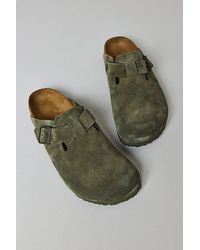 Birkenstock - Boston Suede Clog - Lyst