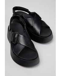 Camper - Tasha Leather X-Strap Sandal - Lyst