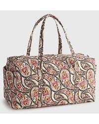 Vera Bradley - Quilted Cotton Large Duffel Bag - Lyst