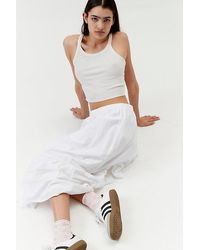 Urban Outfitters - Icon Lettuce-Edge Pointelle Crew Sock - Lyst