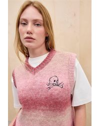 The Ragged Priest - Space Dye Knit Vest Jacket - Lyst