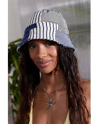 Urban Outfitters - Striped Patchwork Bucket Hat - Lyst