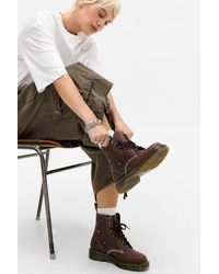 Dr. Martens - 1460 Pascal Flower Grizzly Leather Boots - Lyst