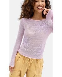 Kimchi Blue - Cornelli Knit Top - Lyst