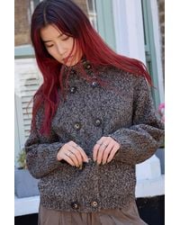 BDG - Duffy Funnel Neck Double Breasted Cardigan - Lyst