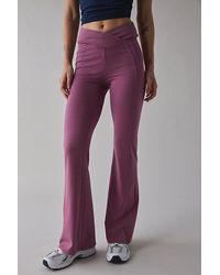 Out From Under - Sculpt High Rise Crossover Flare Legging Pant - Lyst