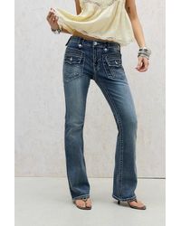 TRUE RELIGION - Becca Retro Pocket Bootcut Jeans - Lyst