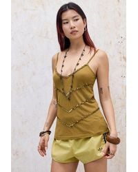 Silence + Noise - Silence + Noise Lana Embellished Cami Top - Lyst