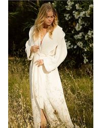 MagicLinen - Waffle Hooded Bath Robe - Lyst