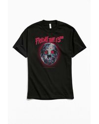 Urban Outfitters Friday The 13th Jason Mask Tee - Black