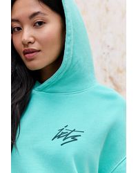 iets frans... - Pink Script Logo Hoodie S At Urban Outfitters - Lyst