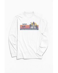 Urban Outfitters Nasa Rocket Launch Stripe Long Sleeve Tee - Multicolor