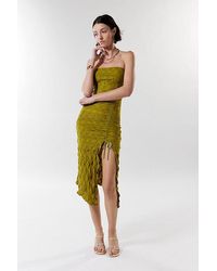 Urban Outfitters - Uo Remy Textured Tube Midi Dress - Lyst