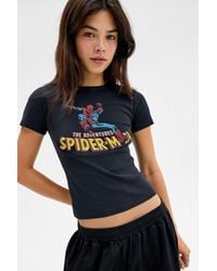 Urban Outfitters - Uo Red Spiderman Baby T-shirt - Lyst