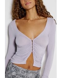 Out From Under - Heartbreaker Ruched Cardi - Lyst