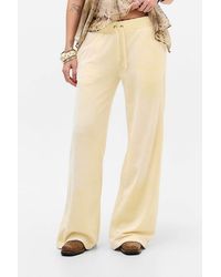 Juicy Couture - Uo Exclusive Butter Yellow Velour Track Pants - Lyst
