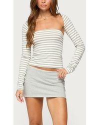 Edikted - Persophone Mini Skort - Lyst